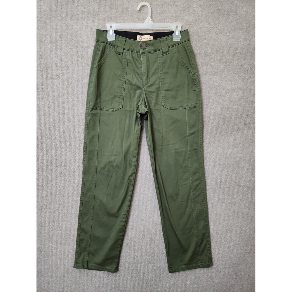 Democracy Ab Technology Utility Style Pants Womens 4 Olive Green Stretch